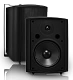 OSD Audio AP840 Outdoor High Performance Patio Speaker Pair (Black)