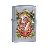 Street Chrome, Evil Angel, 24071, Tattoo Series, Zippo Lighter