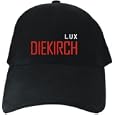 Caps Black " Diekirch - Country Iso Code Embroidery " Luxembourg City