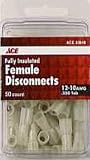 read full review Pk/50: Ace Fully Insulated Female Disconnect (33648)
