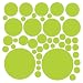 44 STYLIN GREEN Polka Dot Peel & Stick Wall Stickers