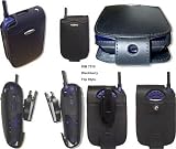 Blackberry 7510 / 6510 Black Leather Flip Style Case with Removable Clip By Prima Cases
