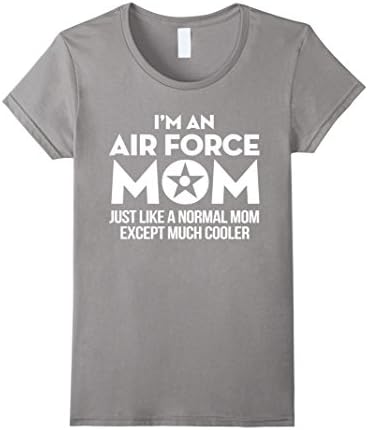 Women's Air Force Mom Cool T-Shirt XL Slate