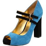 Nine West Womens Bornfab Open-Toe Pump