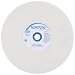 Norton Premium White Bench and Pedestal Abrasive Wheel, Type 01 Straight, Aluminum Oxide, 1" Arbor, 8" Diameter, 1" Thickness, Medium 60 Grit