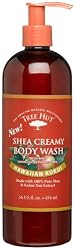 Tree Hut Shea Creamy Body Wash, Hawaiian Kukui, 16-Ounce Bottles (Pack of 3)