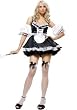 3PC French Maid Sexy Holiday Party Costume