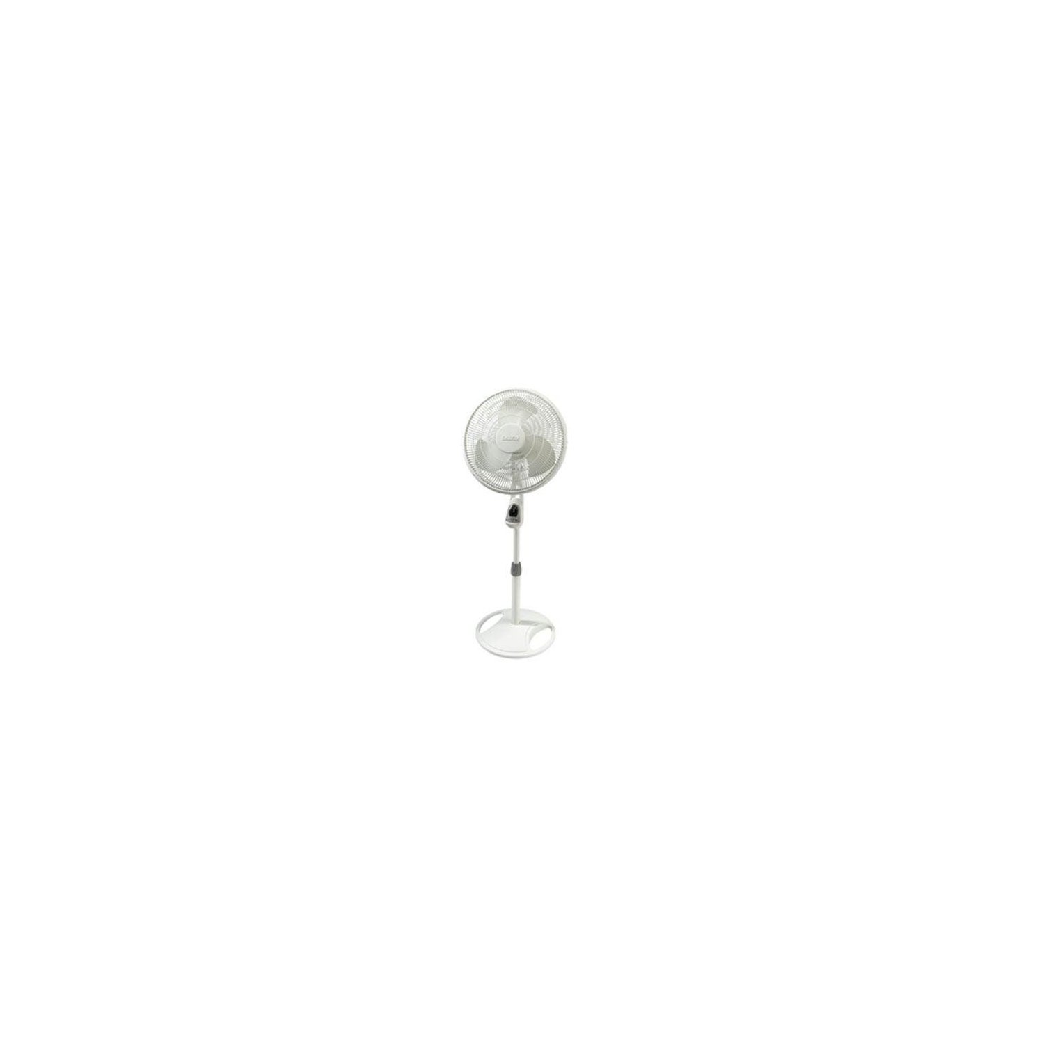 Lasko Products 16 Inch Oscillating Stand Fan Remote Control 3 Speed White Modern Design