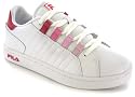 Fila "Kim" Girls Lace Trainers - White/Pink