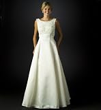 41mFfVkBGwL. SL160  Wedding Dress Gown   Ivory Bridal Gown, Informal Bridal Gown, Ball gown by Sean Collection  Ivory 20