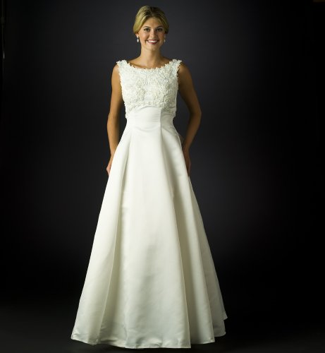 Wedding Dress Gown – Ivory Bridal Gown, Informal Bridal Gown, Ball gown by Sean Collection Ivory