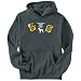 Hoodie Mens Dark Silver My American Bulldog barks at both ends Dogs