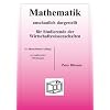 Mathematik - anschaulich dargestellt - f�r Studierende der Wirtschaftswissenschaften
