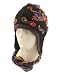 Nepal Hand Knit Ear Flaps Beanie Trapper Trooper Ski Heavy Wool Fleeced Hat / Cap