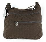 Vera Bradley Hipster Bag / Purse Espresso Microfiber