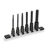 TONE ロングヘキサゴンソケットセット(強力タイプホルダー付) 6pcs HKH306L