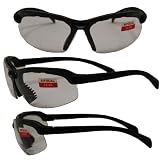 C-2 Bifocal Clear Safety Glasses (2.0 Magnification)