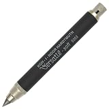 Koh-i-noor 5353 Versatil Black All Metal Lead Holders with Sharpener, Soft Surface.