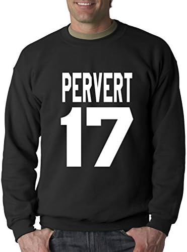 Crewneck Pervert 17 Adult X-Large Black