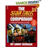 THE STAR TREK THE NEXT GENERATION COMPANION BOOK A COMPLETE SHOW-BY-SHOW GUIDE TO THE SMASH TELEVISION SERIES! INCLUDES MORE THAN 150 PHOTOS! BOOK (SOFTCOVER, 1995 VERSION, 342 PAGES)