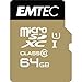Emtec Microsdxc 64GB Class10 Gold +