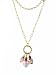 Necklace - N251 - Long Necklace - Firepolished Beads & Pearl Cluster ~ Pink