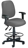 OFM 118-2-AA-DK-801-GRAY Posture Task Chair with Arms and Drafting Kit-Gray