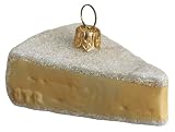Ornaments To Remember Cheese (Brie) Hand-Blown Glass Ornament