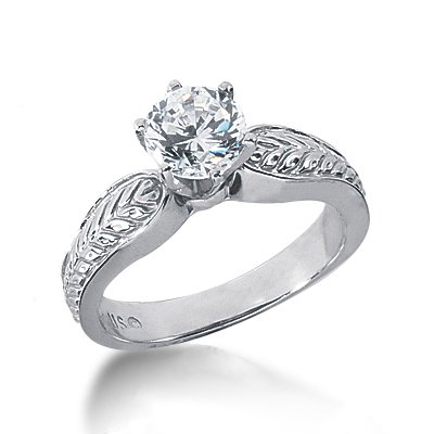 Unique 1.25 Ct. Antique Round Diamond Ring in 14K Yellow Gold 41mFsvvexpL Unique 1.25 Ct. Antique Round Diamond Ring in 14K Yellow Gold