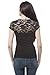v Neck Short Sleeve with lace Insert on Sleeve Plus Size