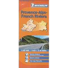 Provence-Alpes-Cote D'Azur (Michelin Regional Maps)