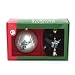 Set of 2 MLB Florida Marlins Ball and Helmet Glass Christmas Ornaments