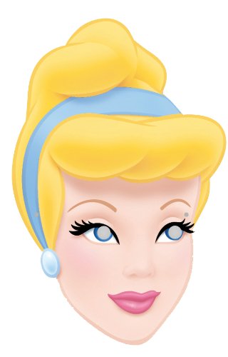 Imagen 3 de Viaje Disney Princess partido máscara (Paquete de 4)