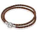 Pandora Leder Armband doppelt 590705CBN-D