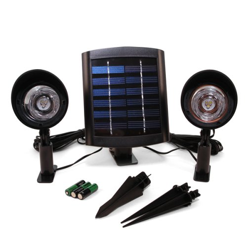 Kitchen: Solar Flood Light Set   2 Piece