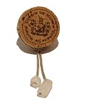 Quartz Pin 01 Crystal Rose Cork Domaine Brown Pink Clear Brooch Stone 3