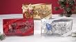 Pack of 12 Holiday Sparkle Unscented Poinsettia Christmas Candles