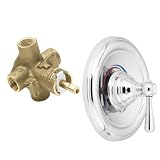 Moen T2111-2510 Kingsley Posi-Temp Valve Trim Set with Lever Handle with Valve, Chrome