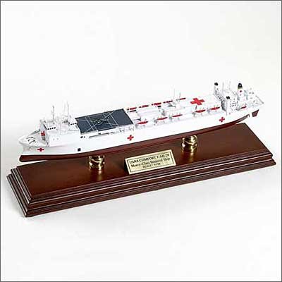 USNS Mercy 16 Battleship WWII model