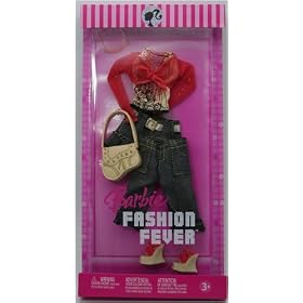 Barbie Fashion Fever Party Clothes and Accessories - Red by Barbie