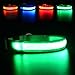 MASBRILL LED Dog Collar,Night Collar Dog DC Rechargeable Waterproof Durable Glowing Dog Collar 4 Colors for Choice