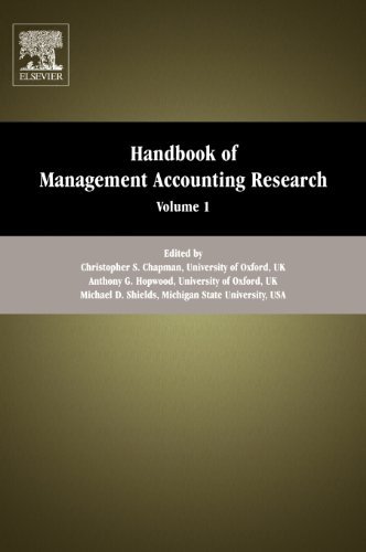 Handbook of Management Accounting Research: 1 (Handbooks of Management Accounting Research)