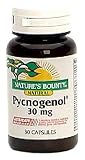 Nature's Bounty Natural Pycnogenol, 30 mg, 30 Capsules (Pack of 2)