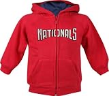 Washington Nationals Kids 4-7 Genuine Collection Full Zip Hooded Sweatshirt
