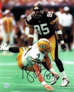 Greg Lloyd Signed Steelers 8x10 Photo