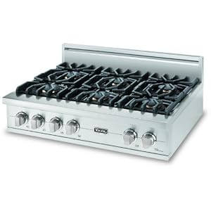 Viking Vgrt536-6blp 36-inch Professional Series Propane Gas Cooktop With 6 Burners – Stainless Steel