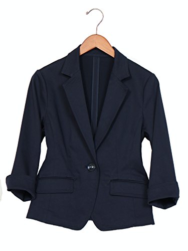 (モードアラカルト) Mode a la carte テーラードジャケット レディース コットン ストレッチ 1釦 七分袖 春