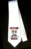Party Decoration Necktie with life is a game - airsoft is serious