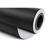 高品質ハイグレード 3D リアル カーボンシート 152cm×30cm シールステッカー 黒 ブラック [TARO WORKS]