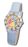 Princess Disney Kids’ Time Teacher Blue Leather Strap Watch # D043S400